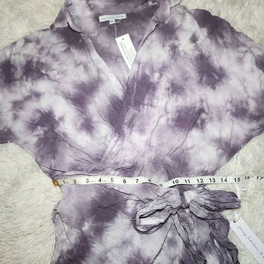 Young Fabulous & Broke Raine Tie Dye Wrap Dress - Picture 5 of 12